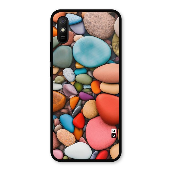Colourful Stones Metal Back Case for Redmi 9i