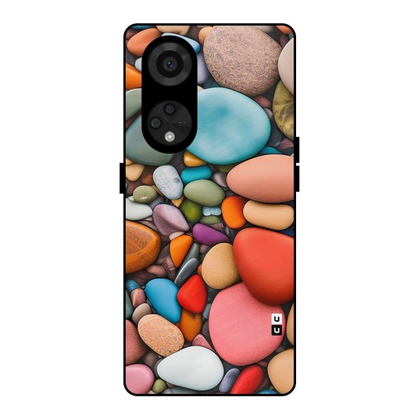 Colourful Stones Metal Back Case for Reno8 T 5G