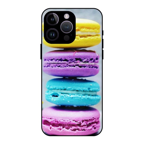 Colourful Whoopie Pies Metal Back Case for iPhone 14 Pro Max