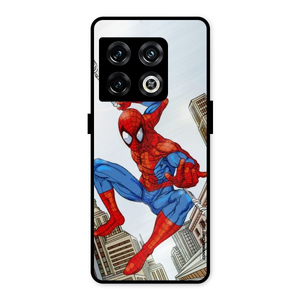 Comic Spider Man Metal Back Case for OnePlus 10 Pro 5G