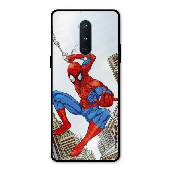 Comic Spider Man Metal Back Case for OnePlus 8