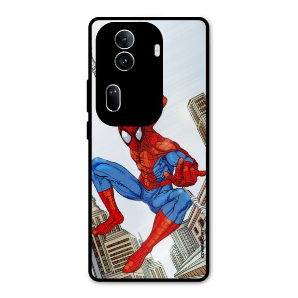 Comic Spider Man Metal Back Case for Oppo Reno11 Pro 5G