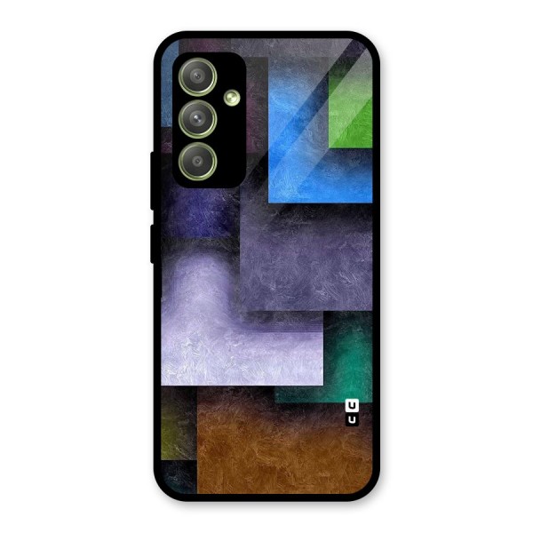 Concrete Squares Glass Back Case for Galaxy A54