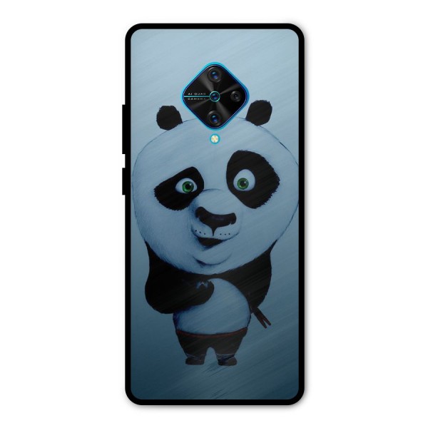 Confused Cute Panda Metal Back Case for Vivo S1 Pro