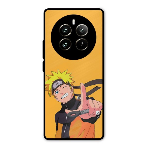 Cool Aesthetic Naruto Metal Back Case for Realme 12 Pro