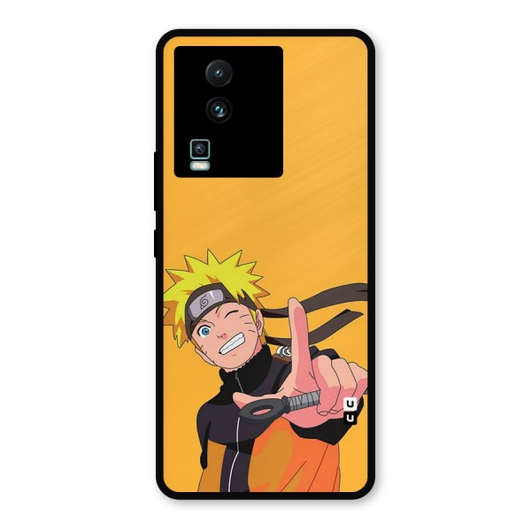 Cool Aesthetic Naruto Metal Back Case for iQOO Neo 7 Pro