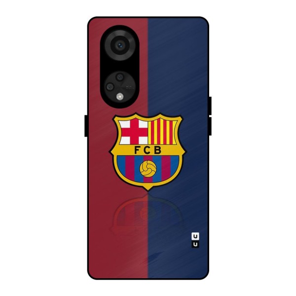 Cool Barcelona Metal Back Case for Reno8 T 5G