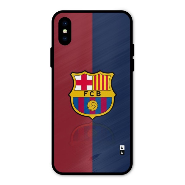 Cool Barcelona Metal Back Case for iPhone XS