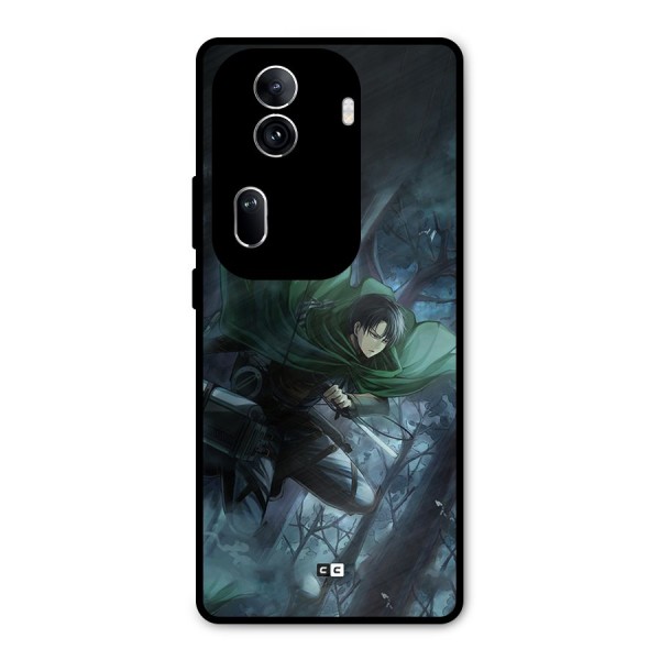 Cool Captain Levi Metal Back Case for Oppo Reno11 Pro 5G