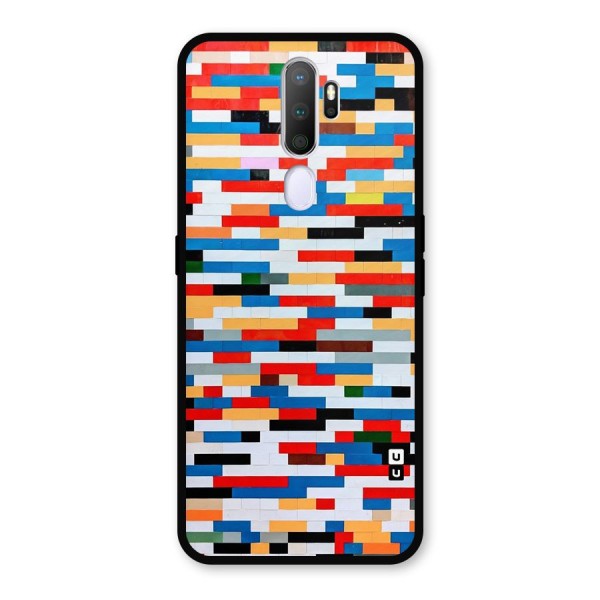 Cool Colors Collage Pattern Art Metal Back Case for Oppo A9 (2020)