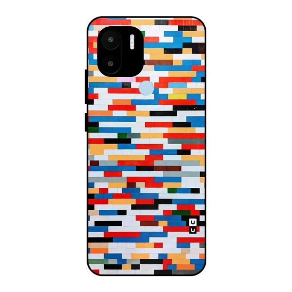 Cool Colors Collage Pattern Art Metal Back Case for Redmi A1+