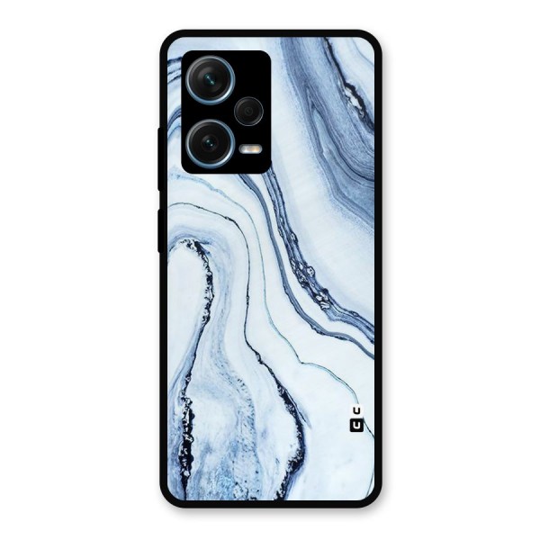 Cool Marble Art Metal Back Case for Redmi Note 12 Pro Plus 5G