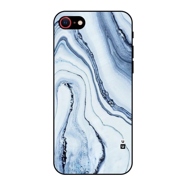 Cool Marble Art Metal Back Case for iPhone 8