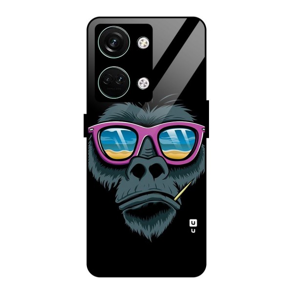 Cool Monkey Beach Sunglasses Glass Back Case for Oneplus Nord 3