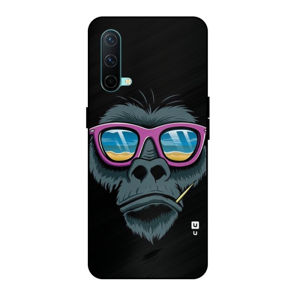 Cool Monkey Beach Sunglasses Metal Back Case for OnePlus Nord CE 5G