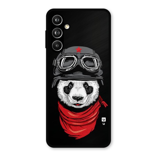 Cool Panda Soldier Art Metal Back Case for Galaxy F54