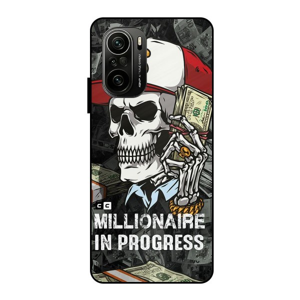 Cool Skull Millionaire In Progress Metal Back Case for Mi 11X Pro