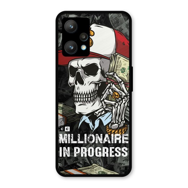 Cool Skull Millionaire In Progress Metal Back Case for Realme 9 Pro Plus 5G