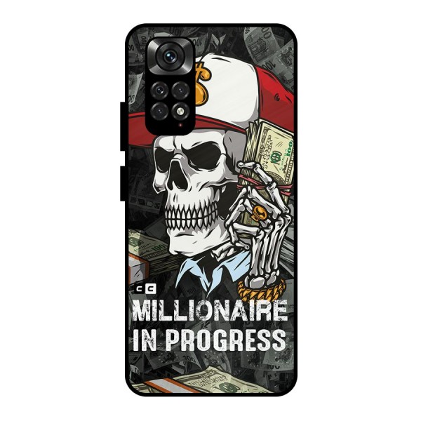 Cool Skull Millionaire In Progress Metal Back Case for Redmi Note 11 Pro Plus 5G