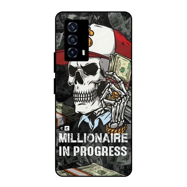 Cool Skull Millionaire In Progress Metal Back Case for iQOO Z5