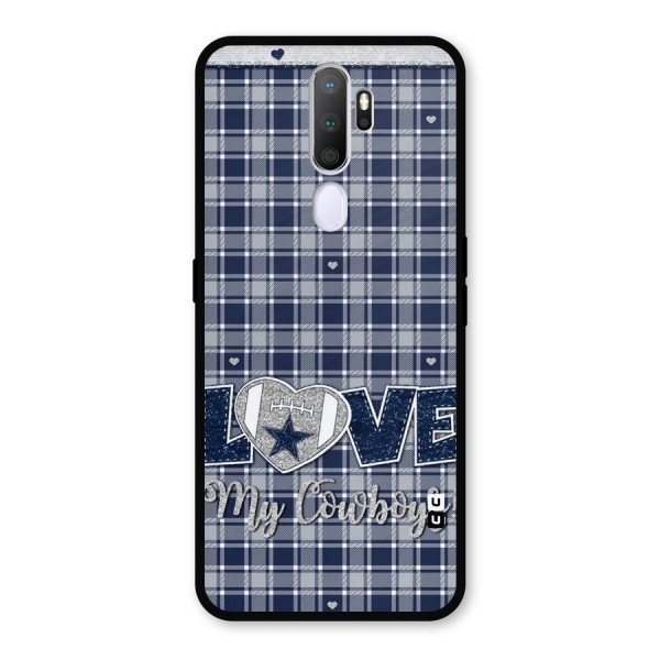 Cowboy Love Metal Back Case for Oppo A9 (2020)