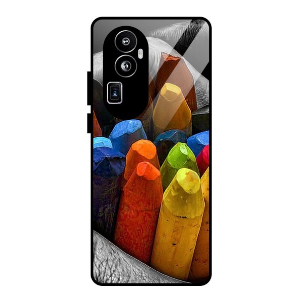 Crayons Beautiful Glass Back Case for Oppo Reno10 Pro Plus