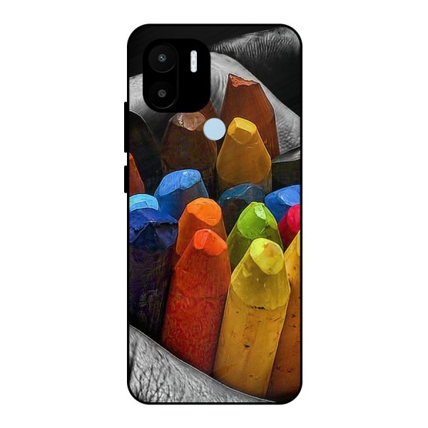 Crayons Beautiful Metal Back Case for Redmi A1+