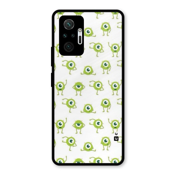 Crazy Green Maniac Metal Back Case for Redmi Note 10 Pro
