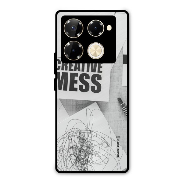 Creative Mess Metal Back Case for Infinix Note 40 Pro