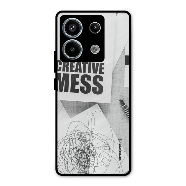 Creative Mess Metal Back Case for Redmi Note 13 Pro 5G