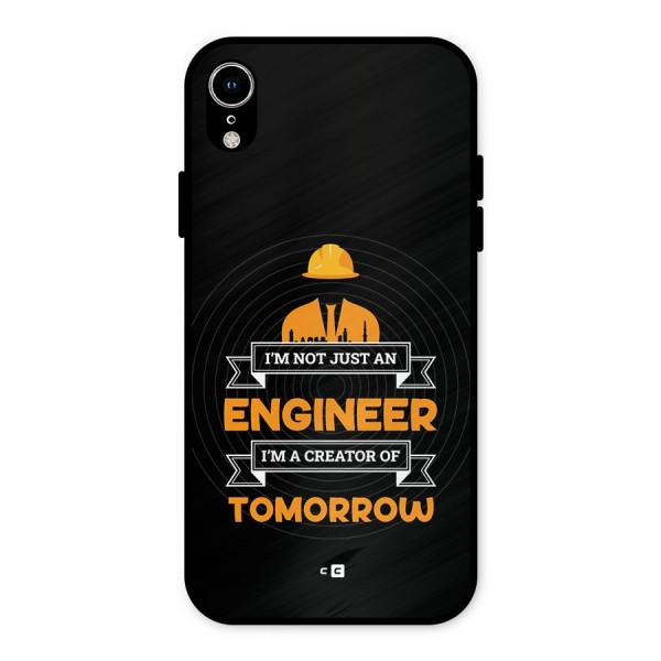 Creator Of Tomorrow Metal Back Case for iPhone XR