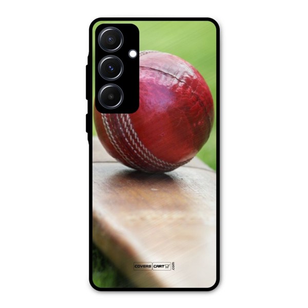 Cricket Bat Ball Metal Back Case for Galaxy A55