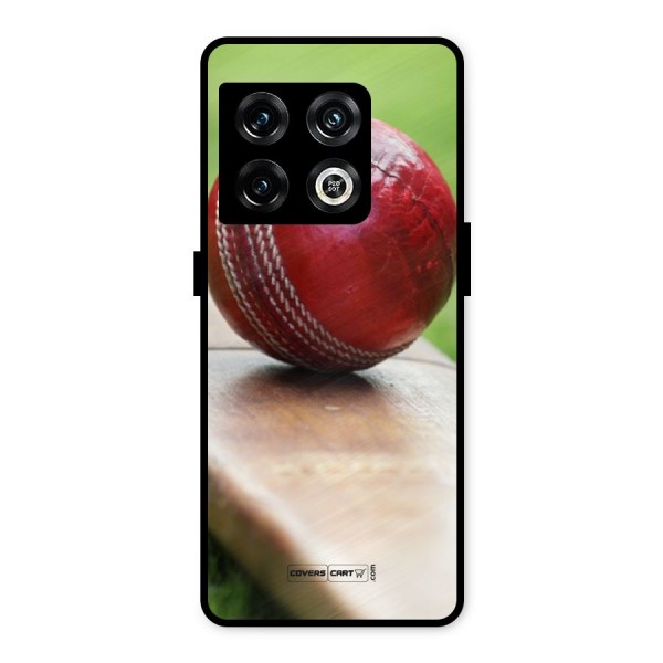 Cricket Bat Ball Metal Back Case for OnePlus 10 Pro 5G
