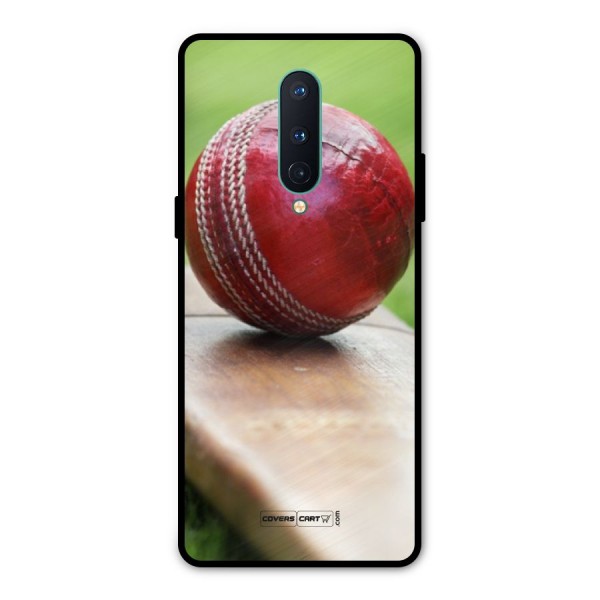 Cricket Bat Ball Metal Back Case for OnePlus 8