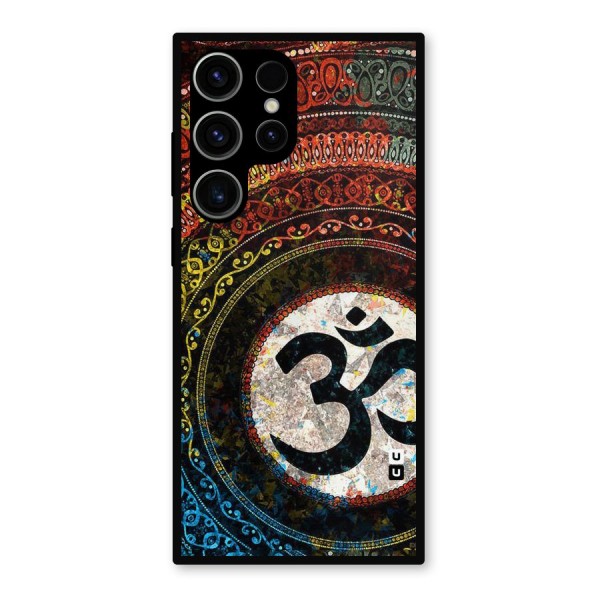 Culture Om Design Metal Back Case for Galaxy S23 Ultra