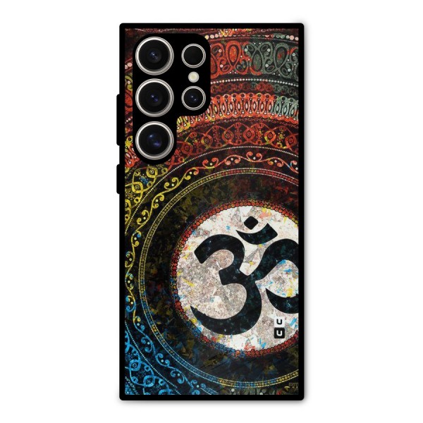 Culture Om Design Metal Back Case for Galaxy S24 Ultra