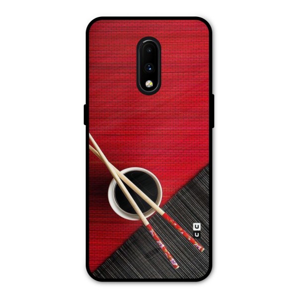 Cup Chopsticks Metal Back Case for OnePlus 7