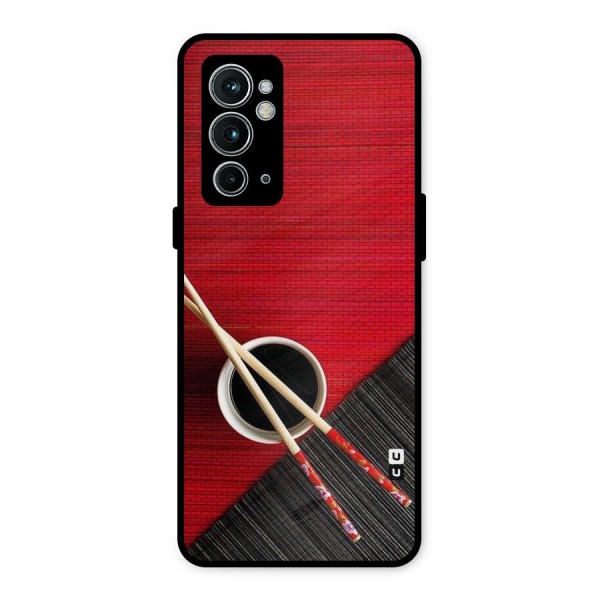 Cup Chopsticks Metal Back Case for OnePlus 9RT 5G