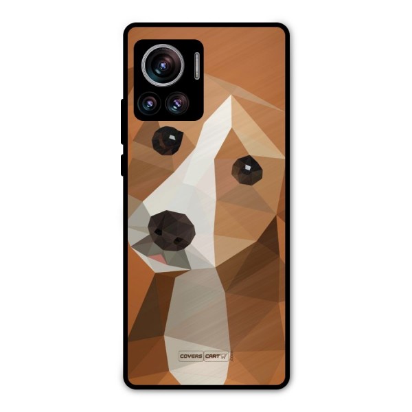 Cute Dog Metal Back Case for Motorola Edge 30 Ultra