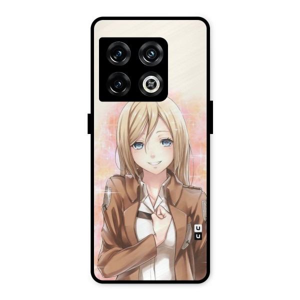 Cute Girl Art Metal Back Case for OnePlus 10 Pro 5G