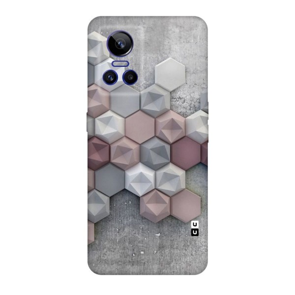 Cute Hexagonal Pattern Original Polycarbonate Back Case for Realme GT Neo 3