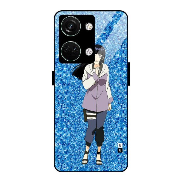 Cute Hinata hyuga Glass Back Case for Oneplus Nord 3