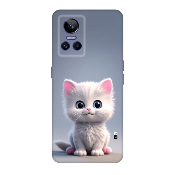 Cute Kitten Sitting Original Polycarbonate Back Case for Realme GT Neo 3