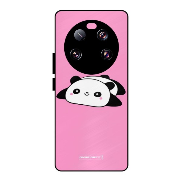 Cute Lazy Panda Metal Back Case for Xiaomi 13 Ultra