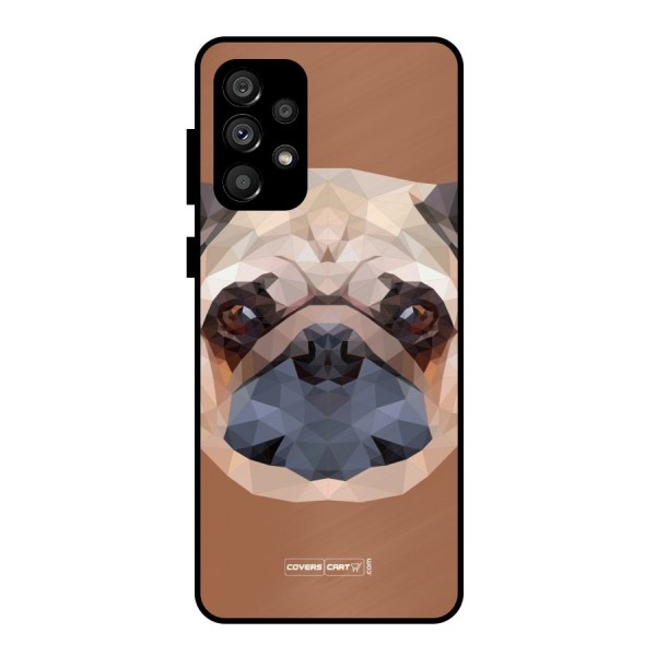 Cute Pug Metal Back Case for Galaxy A73 5G