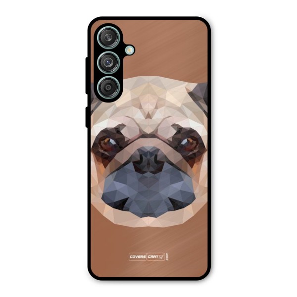 Cute Pug Metal Back Case for Galaxy M55 5G