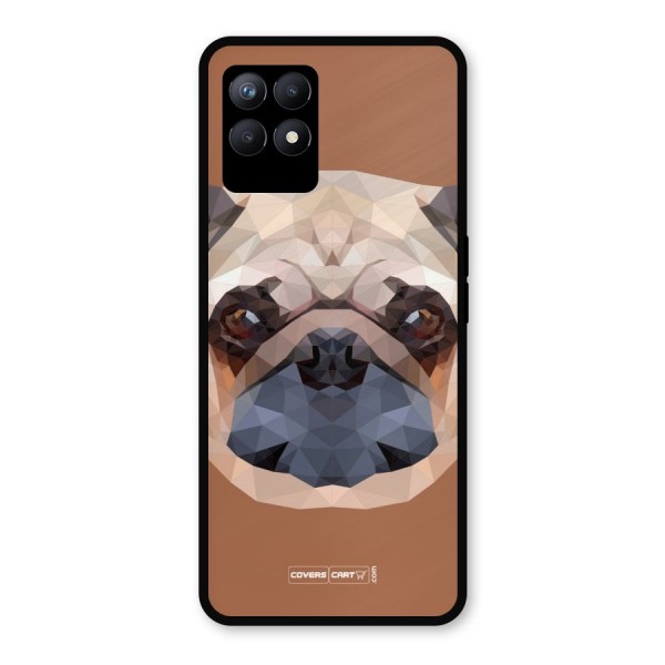 Cute Pug Metal Back Case for Realme Narzo 50