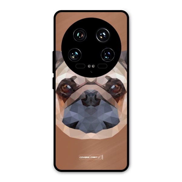 Cute Pug Metal Back Case for Xiaomi 14 Ultra