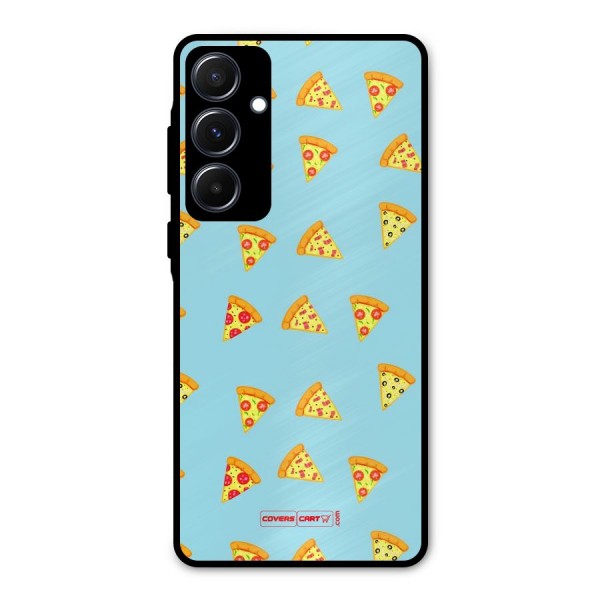 Cute Slices of Pizza Metal Back Case for Galaxy A55