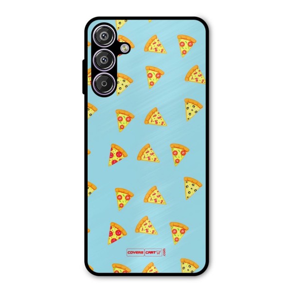 Cute Slices of Pizza Metal Back Case for Galaxy F15